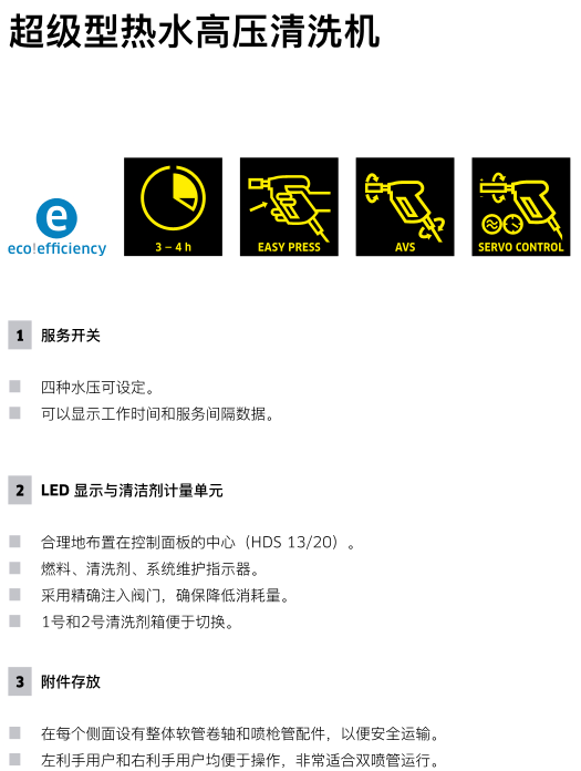 中級型高壓熱水清洗機HDS 12/20-4 S